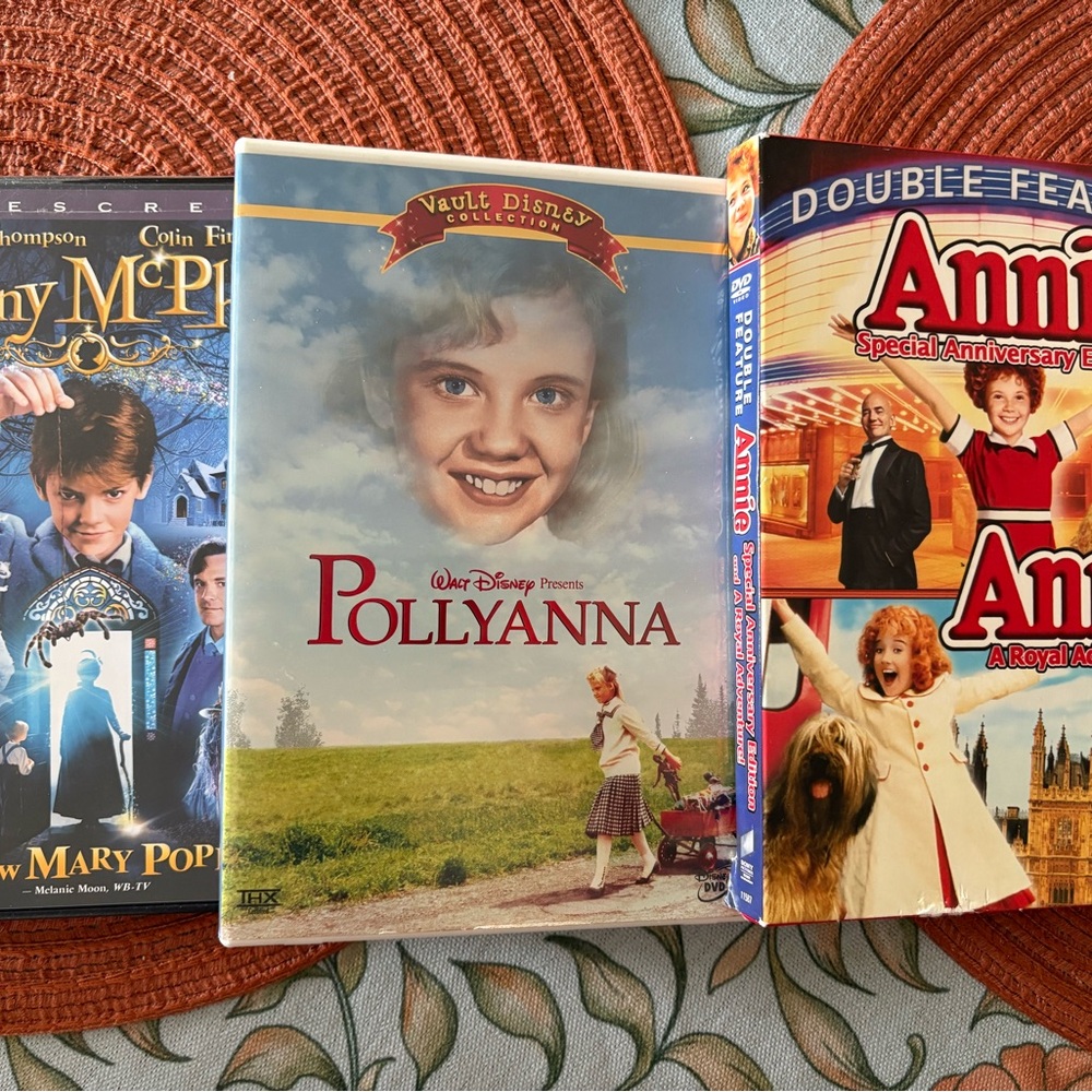 Three DVDs